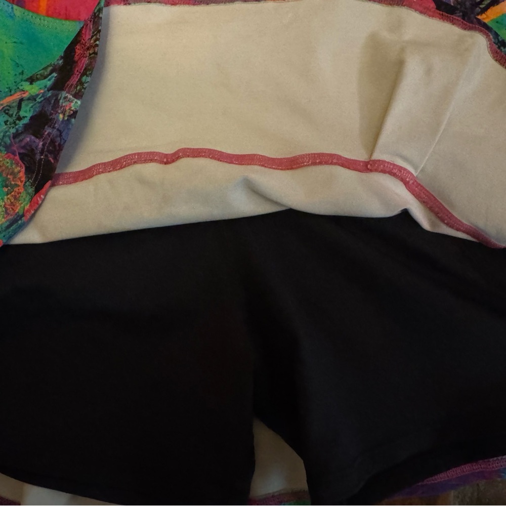 Colorful Abstract Mini Skort - Picture 4 of 5